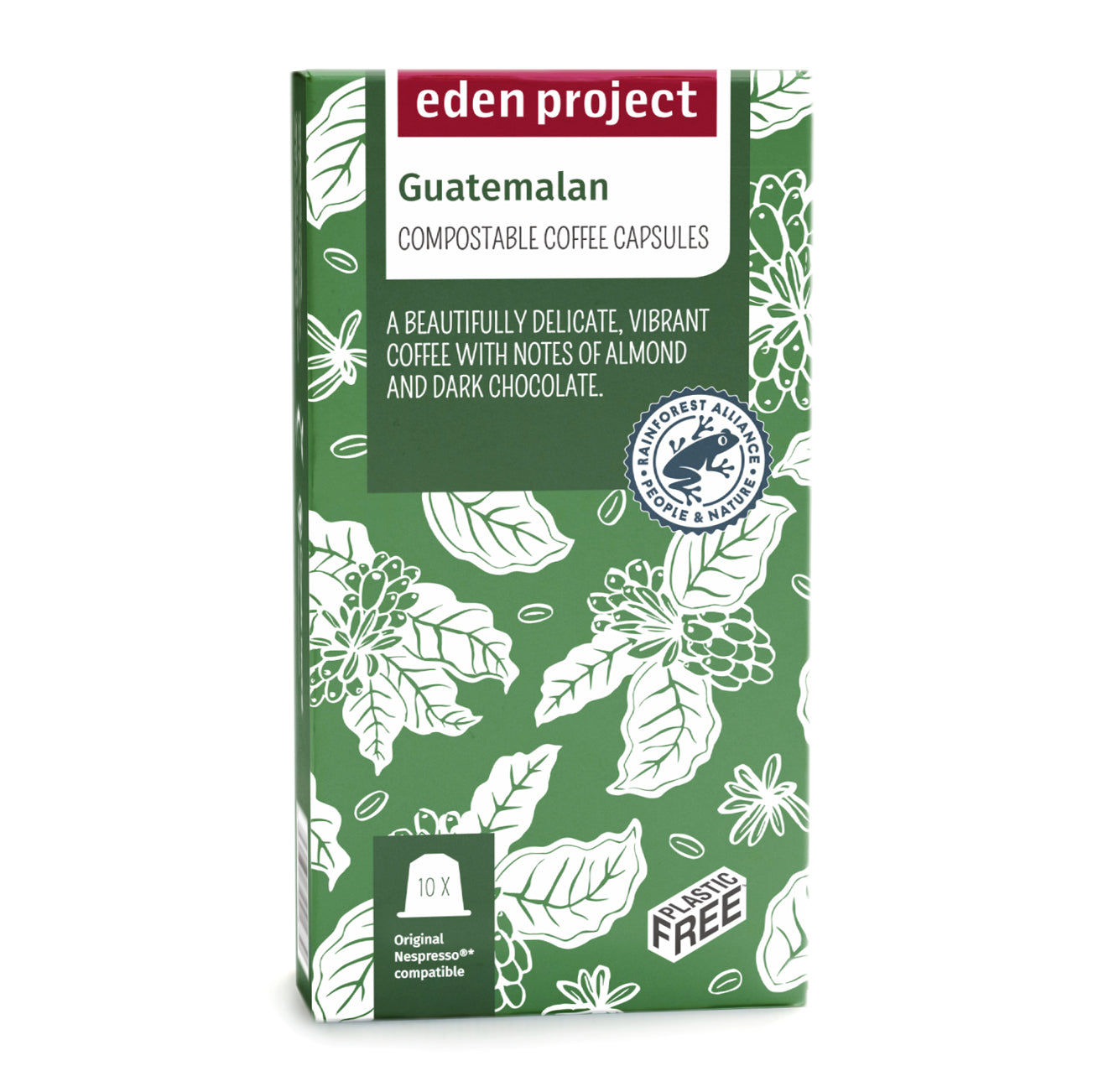 Eden project 2025 coffee pods